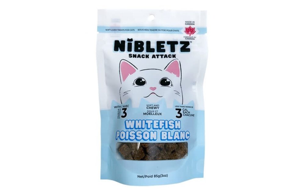 Nibletz Cat Semi-Moist Treats Whitefish 85g