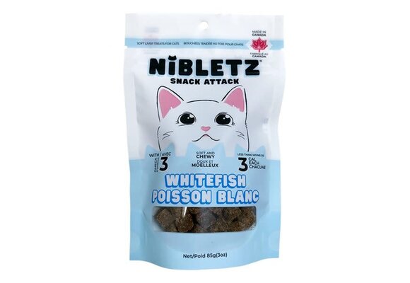 Nibletz Cat Semi-Moist Treats Whitefish 85g