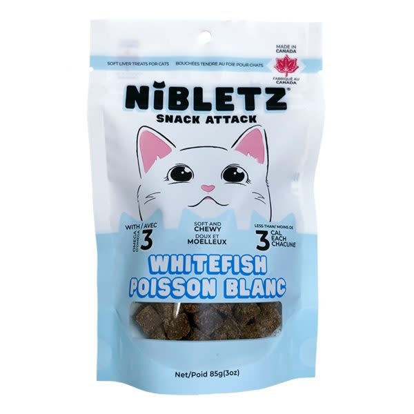 Nibletz Cat Semi-Moist Treats Whitefish 85g