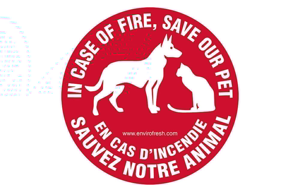 Safety Sticker Save My Pet