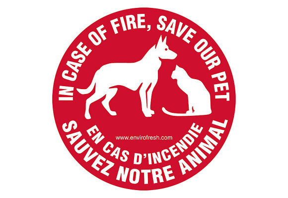 Safety Sticker Save My Pet