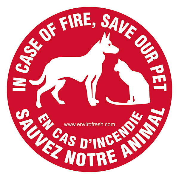 Safety Sticker Save My Pet