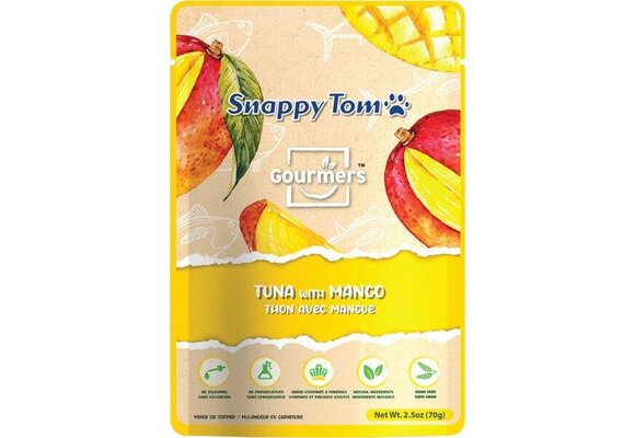 #Snappy Tom Gourmers Tuna with Mango 70g Pouch (12cs)