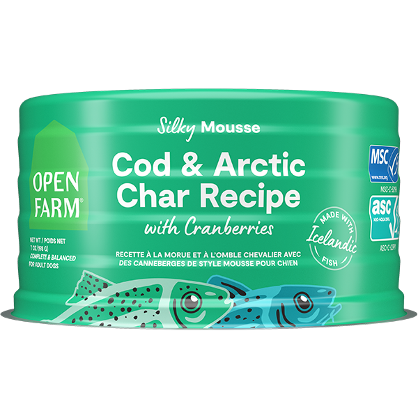 Open Farm Dog Cod & Arctic Char with Cranberries 7oz