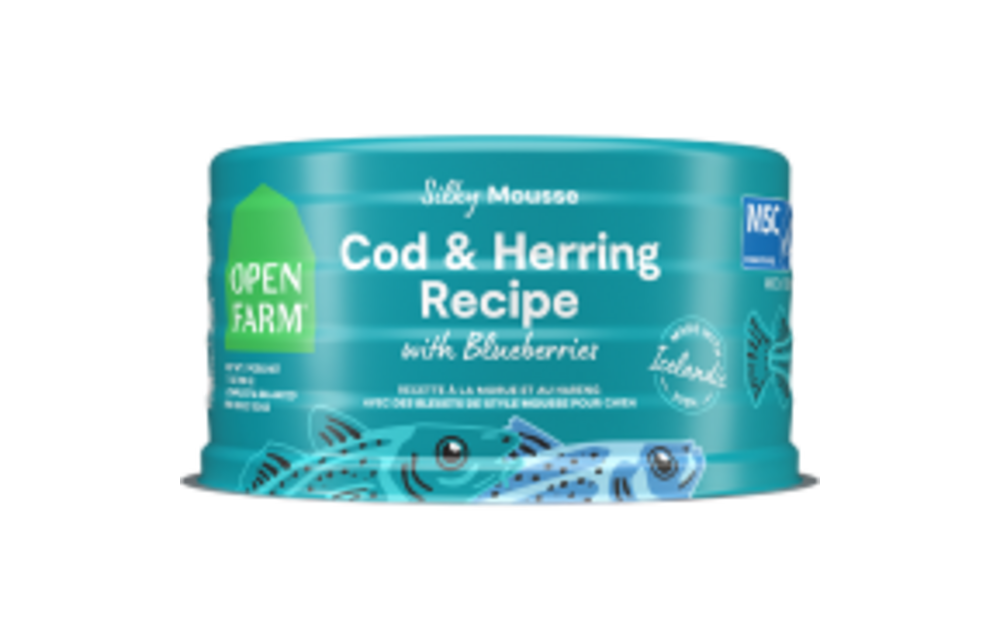 Open Farm Dog Cod & Herring with Blueberries 7oz