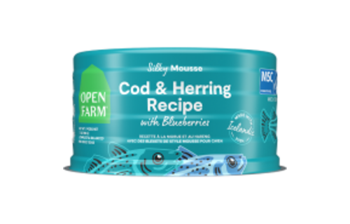 Open Farm Dog Cod & Herring with Blueberries 7oz