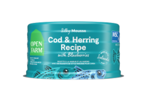 Open Farm Dog Cod & Herring w/Blueberries 7oz