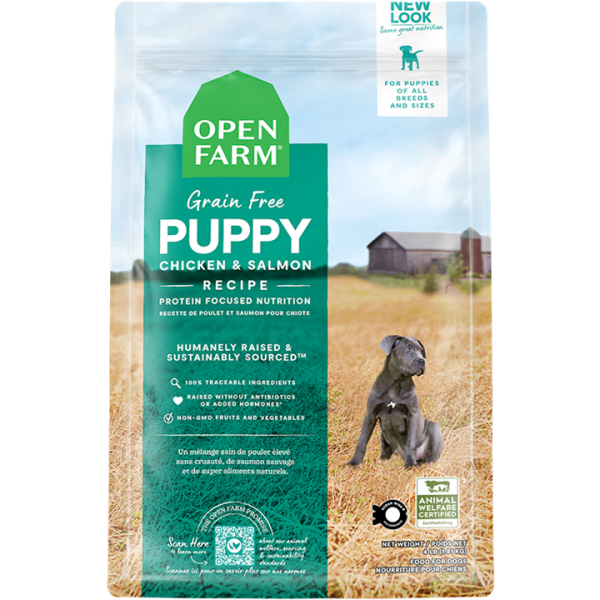 Open Farm Dog Grain-Free Chicken & Salmon Puppy 22Lb