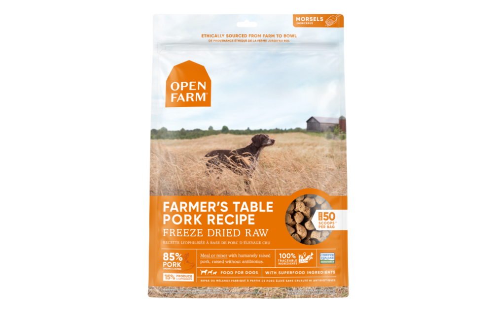 Open Farm Dog Freeze Dried Raw Pork 22oz