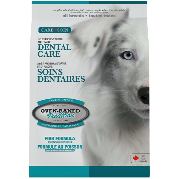 Oven-Baked Tradition Dog Dental Care Adult Fish 4Lb