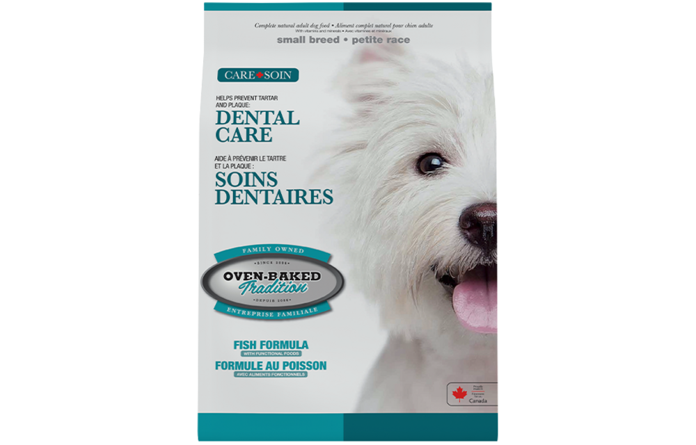 Oven-Baked Tradition Dog Dental Care Small Breed Adult Fish 4Lb