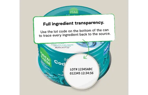 Open Farm Dog Cod & Herring with Blueberries 7oz