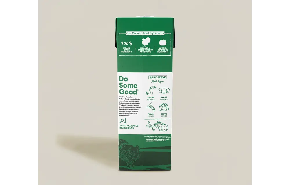 Open Farm Bone Broth - Turkey 33.8oz