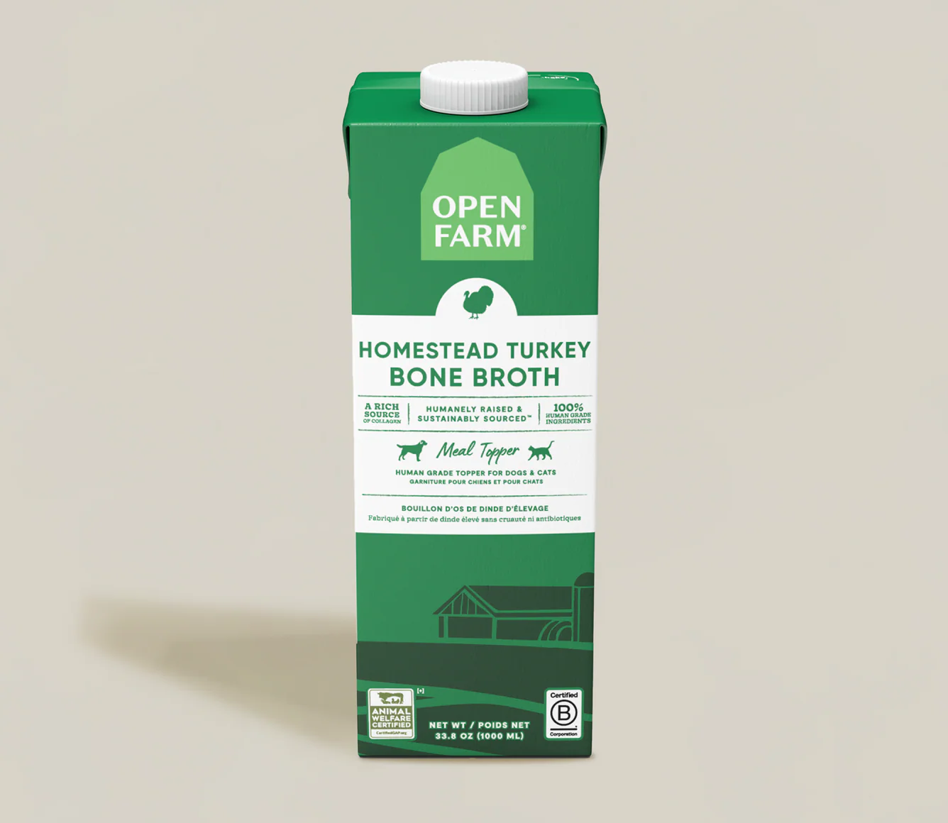 Open Farm Bone Broth - Turkey 33.8oz