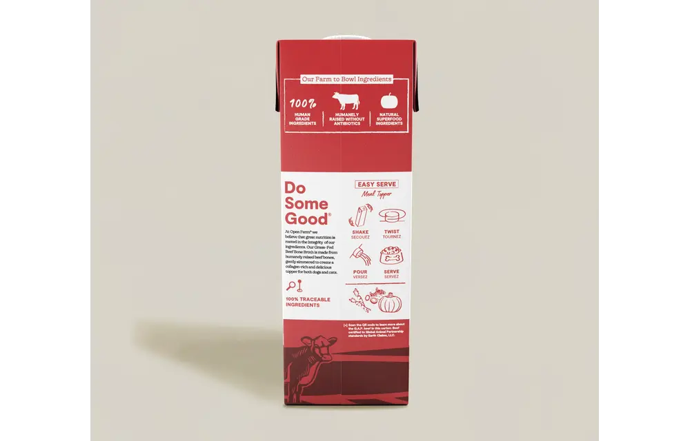 Open Farm Bone Broth - Beef 33.8oz