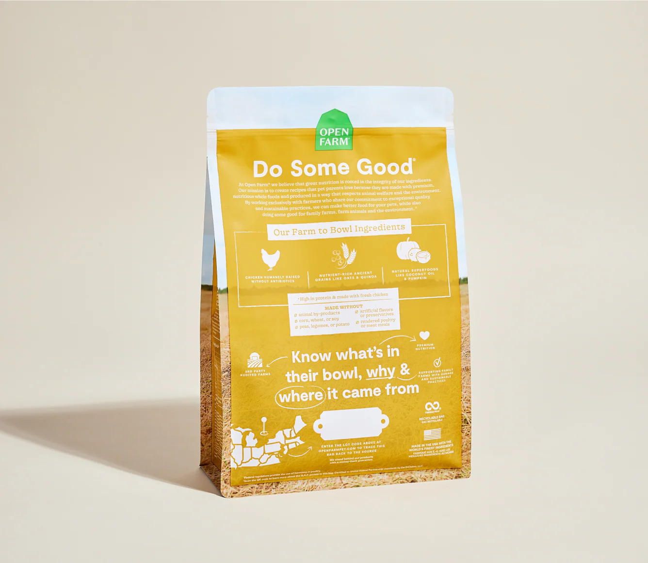 Open Farm Dog Ancient Grains Chicken 4lb