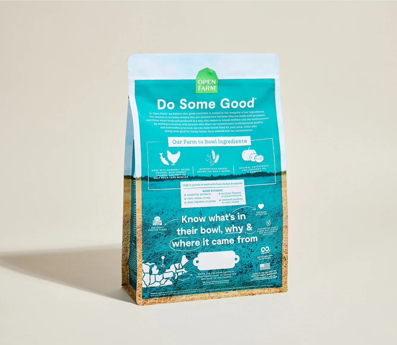 Open Farm Dog Ancient Grains Chicken & Salmon Puppy 4lb