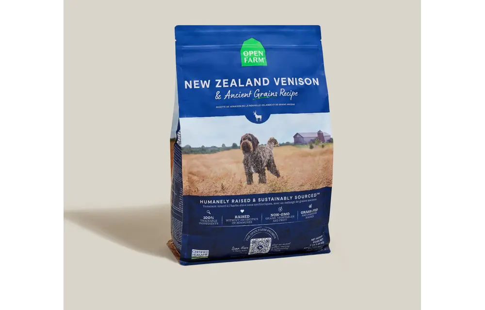 Open Farm Dog Ancient Grains Venison 4lb