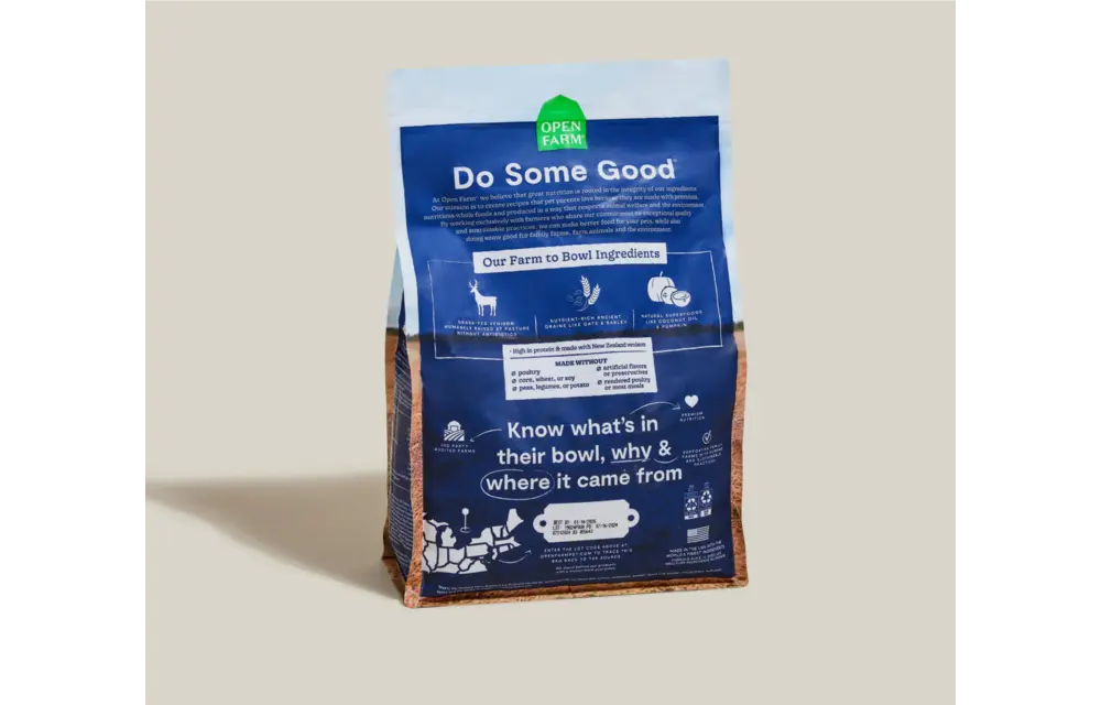 Open Farm Dog Ancient Grains Venison 4lb
