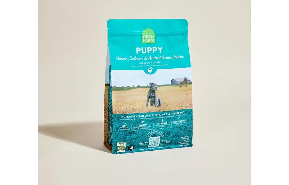 Open Farm Dog Ancient Grains Chicken & Salmon Puppy 22lb