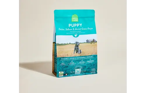 Open Farm Dog Ancient Grains Chicken & Salmon Puppy 22lb
