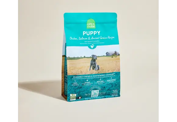Open Farm Dog Ancient Grains Chicken & Salmon Puppy 22lb