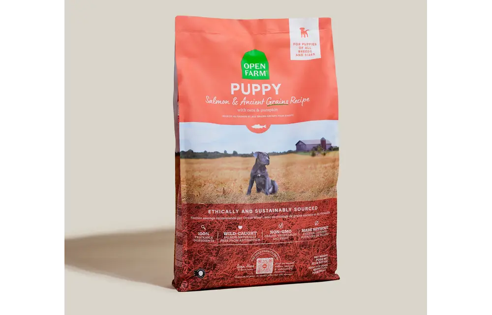 Open Farm Dog Ancient Grains Salmon Puppy 22lb