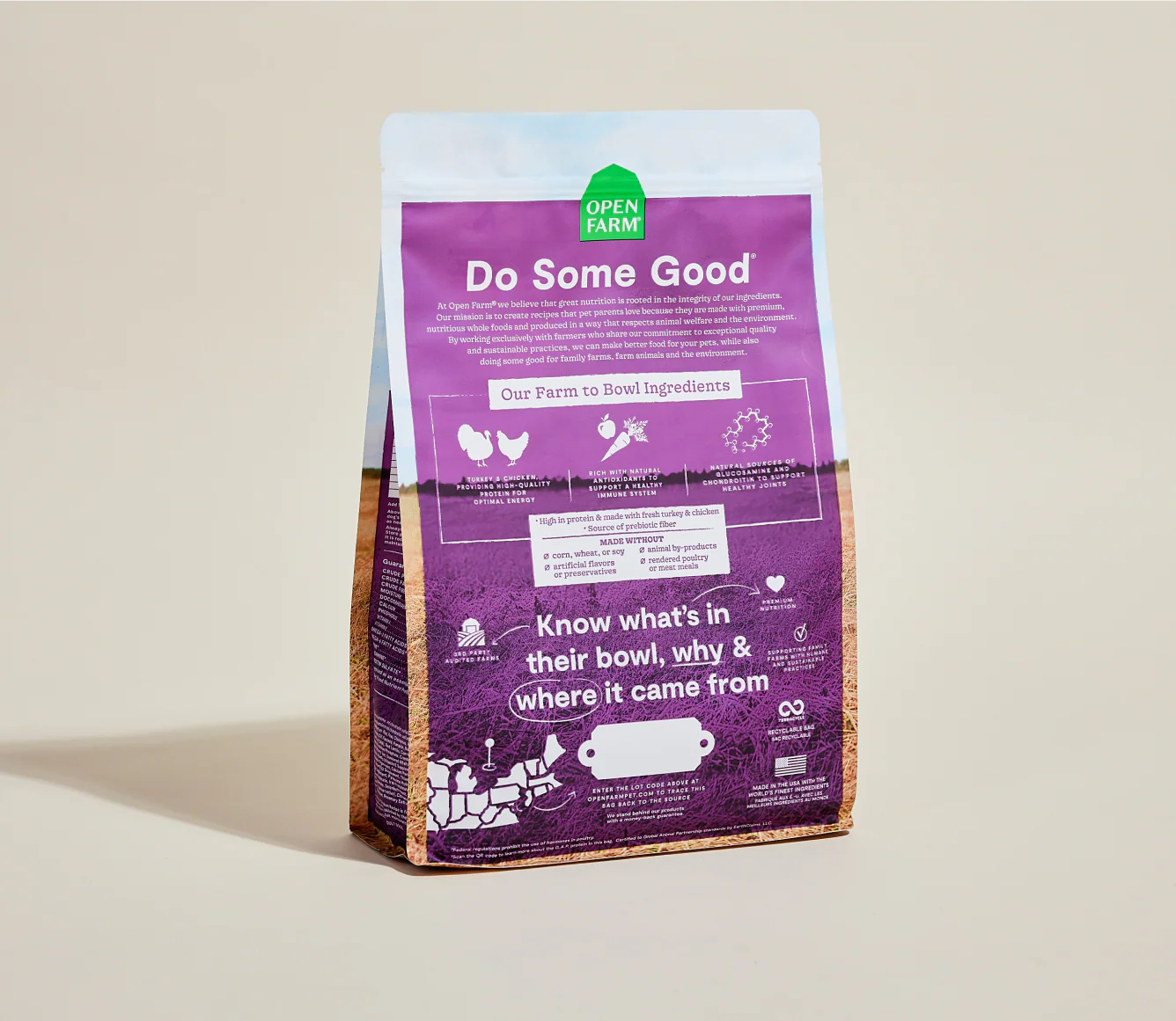 Open Farm Dog Grain-Free Turkey & Chicken Senior 4lb