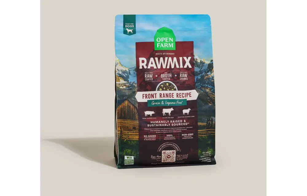 Open Farm Dog RawMix Grain Free Front Range 3.5lb