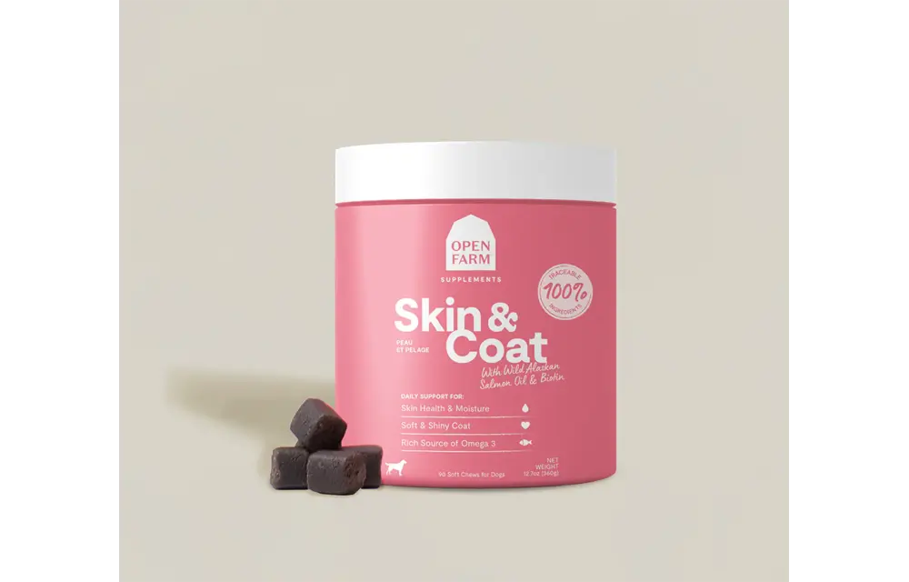 Open Farm Dog Skin & Coat Chews 90ct