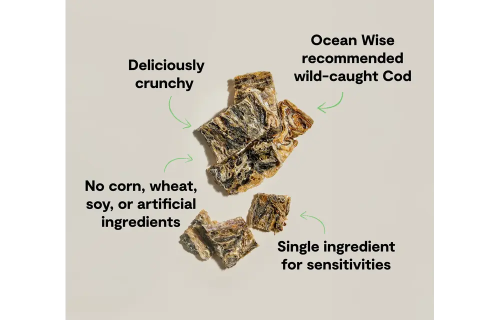 Open Farm Cod Skin Treats 7oz