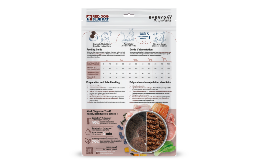 RDBK Everyday Raw Anywhere Lakeside Harvest Dog 85g