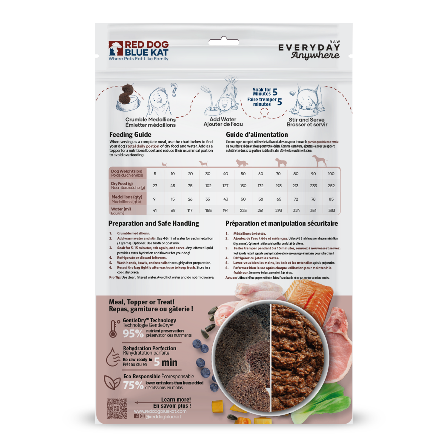 RDBK Everyday Raw Anywhere Lakeside Harvest Dog 85g