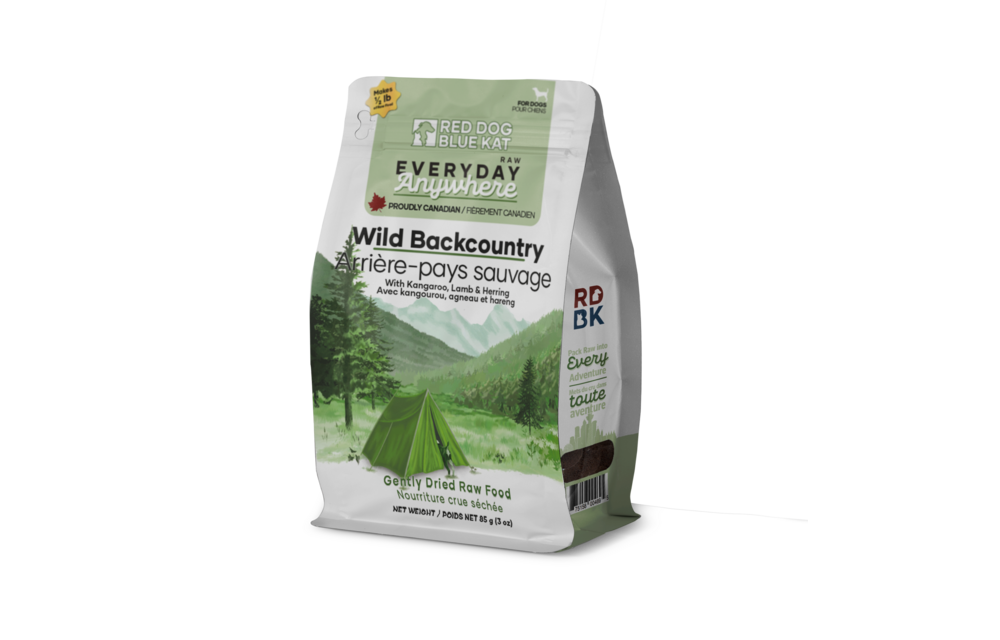 RDBK Everyday Raw Anywhere Wild Backcountry Dog 85g