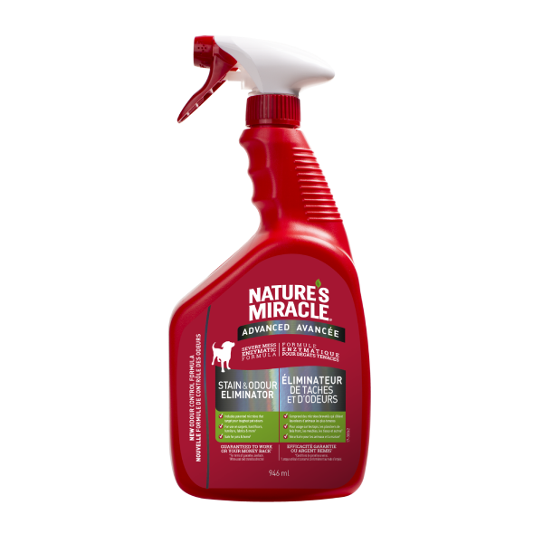 Natures Miracle Dog Advanced Stain & Odour Spray 946ml