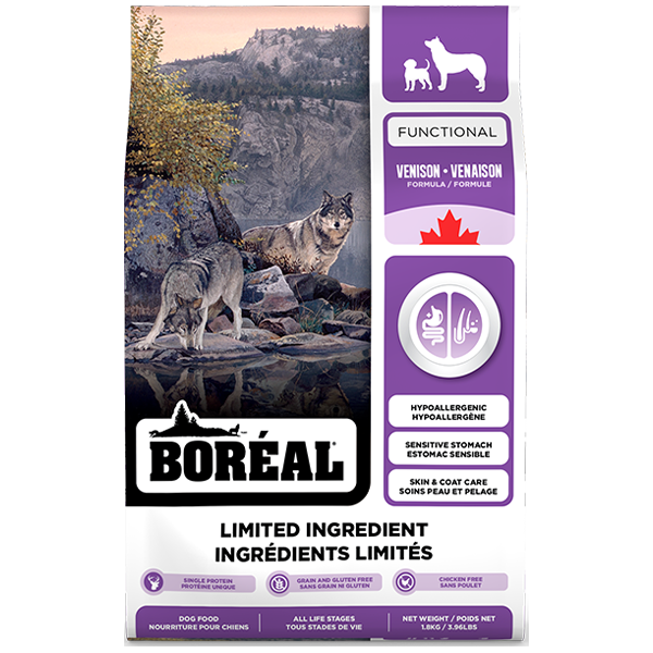 Boreal Dog Functional Limited Ingredient All Breed Venison 1.8kg
