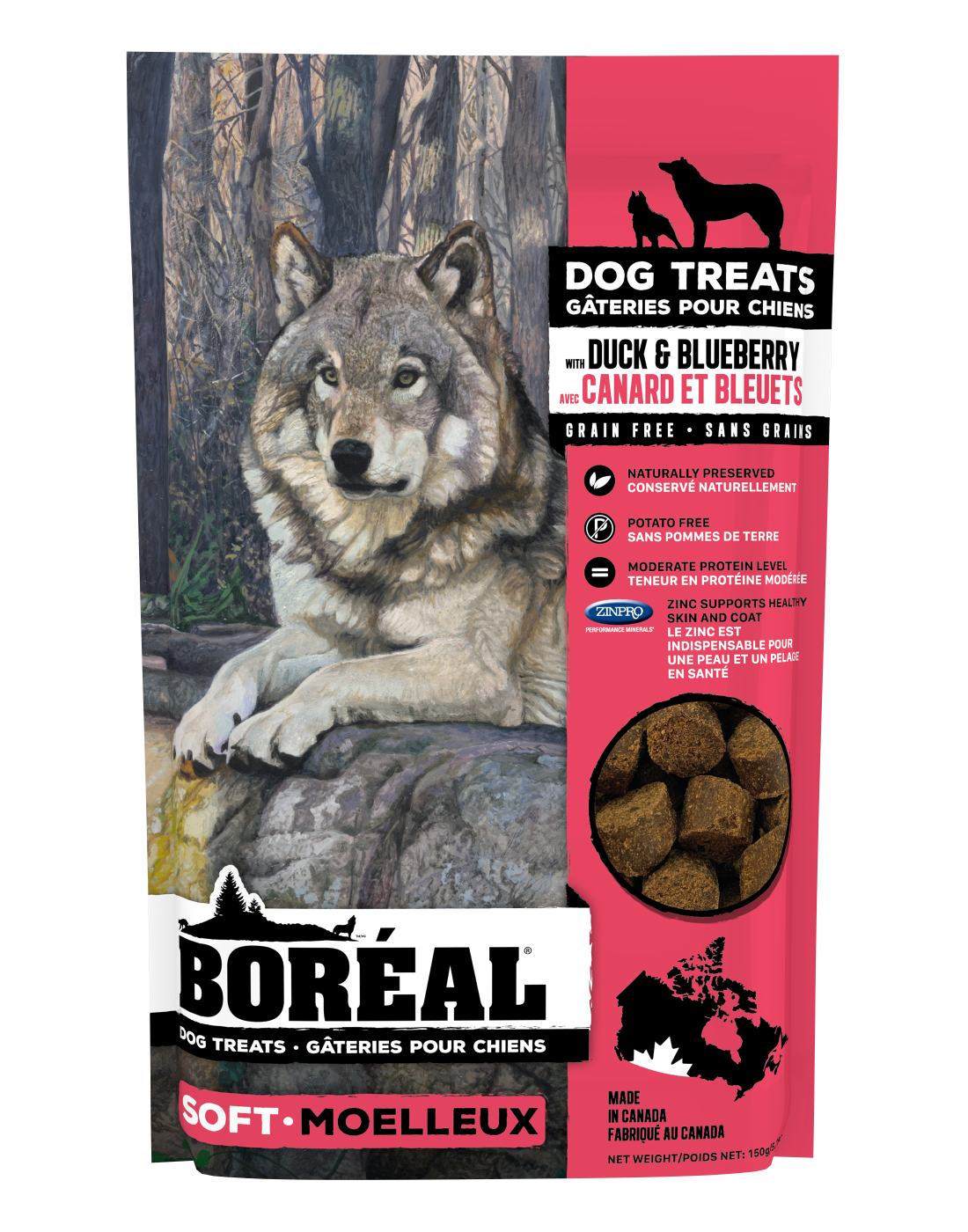 Boreal Dog Treats Duck & Blueberry 150g