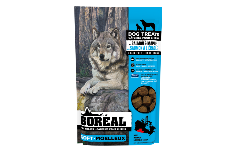 Boreal Dog Treats Peanut Salmon & Maple 150g