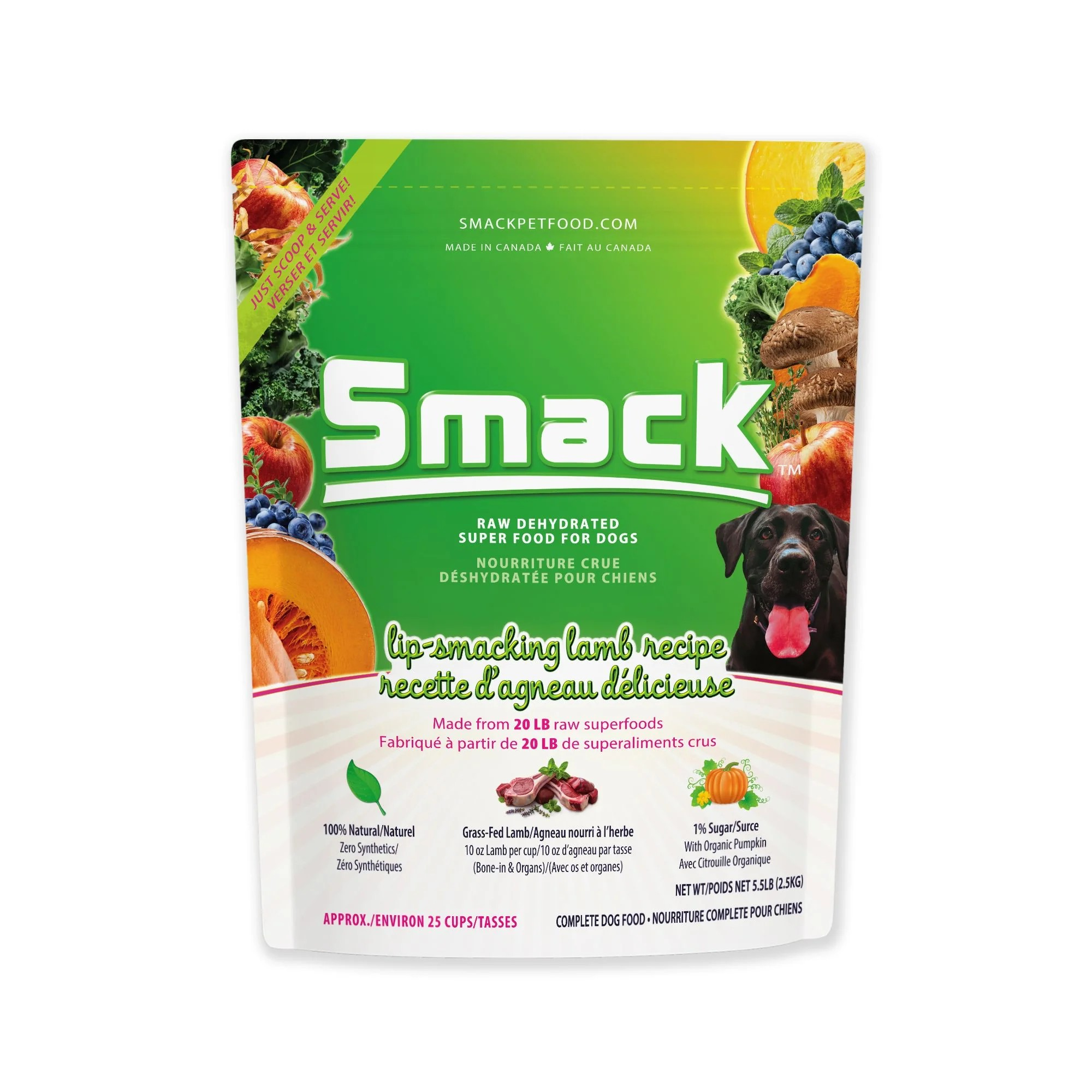 SMACK Dog - Lip Smacking Lamb 2.5kg