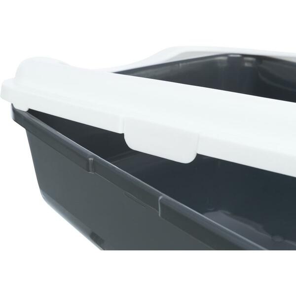 Trixie Cat Litter Tray Grey/White 14.5"x5.8"x18.8"