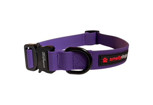 Smellydogz Comfort Collar Purple 0.75" 12-16"