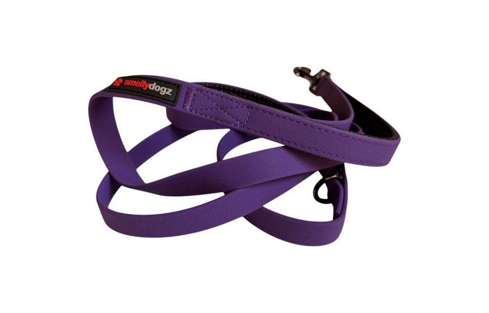 Smellydogz Double Handle Lead Purple 0.75" 6'
