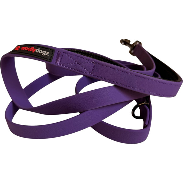 Smellydogz Double Handle Lead Purple 0.75" 6'
