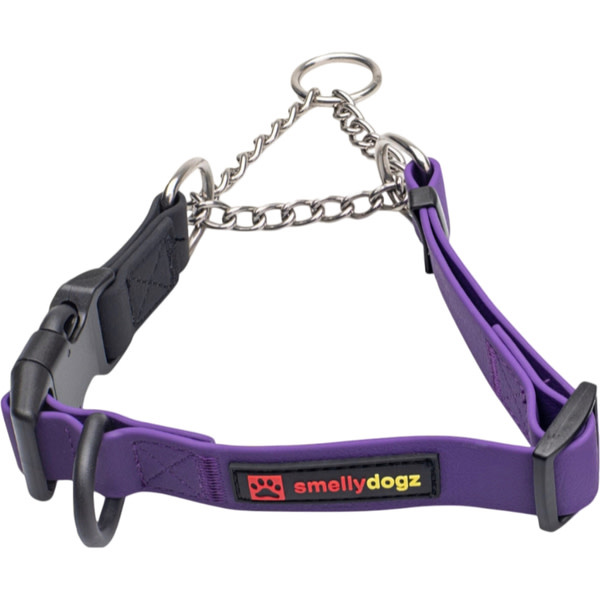 Smellydogz Martingale Collar Purple 1" 18-22"