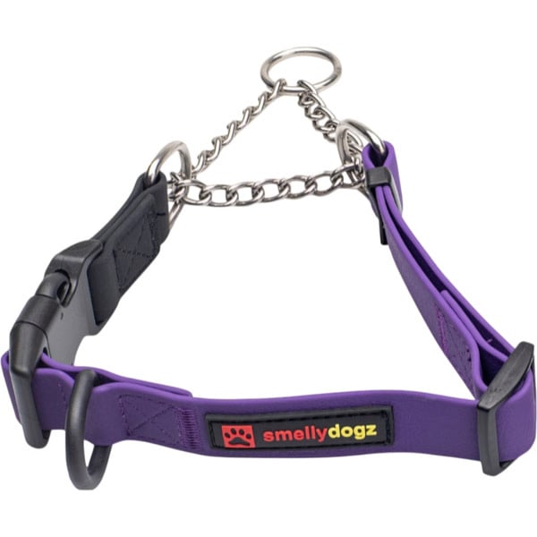 Smellydogz Martingale Collar Purple 1" 18-22"
