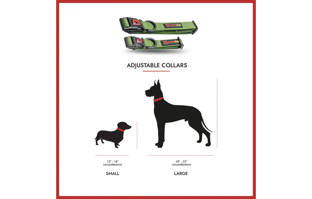 Smellydogz Comfort Collar Black 0.75" 12-16"