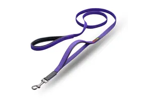 Smellydogz Double Handle Lead Purple 0.75" 6'