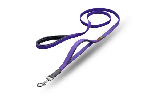 Smellydogz Double Handle Lead Purple 0.75" 6'