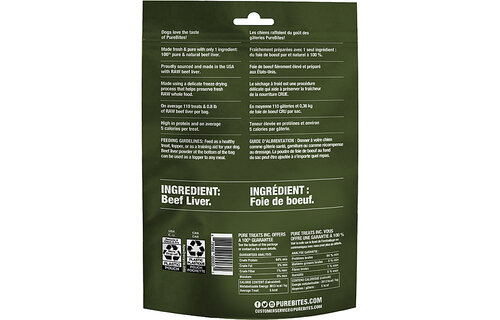 PureBites Beef Liver 120g