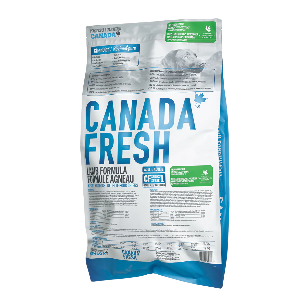 Canada Fresh Dog Lamb 11.3kg